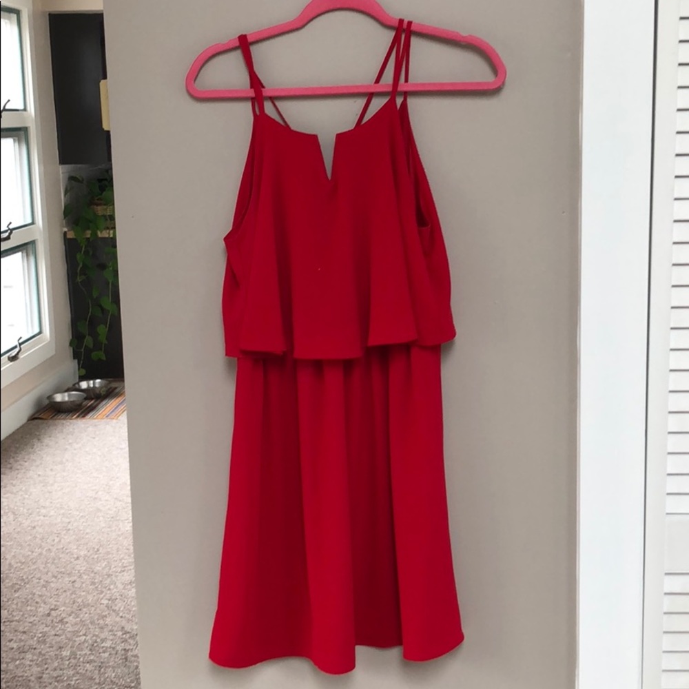 Red dress